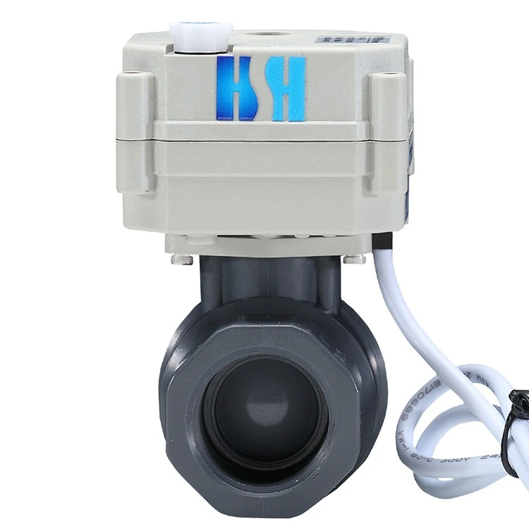 Plastic 2-way ball valve